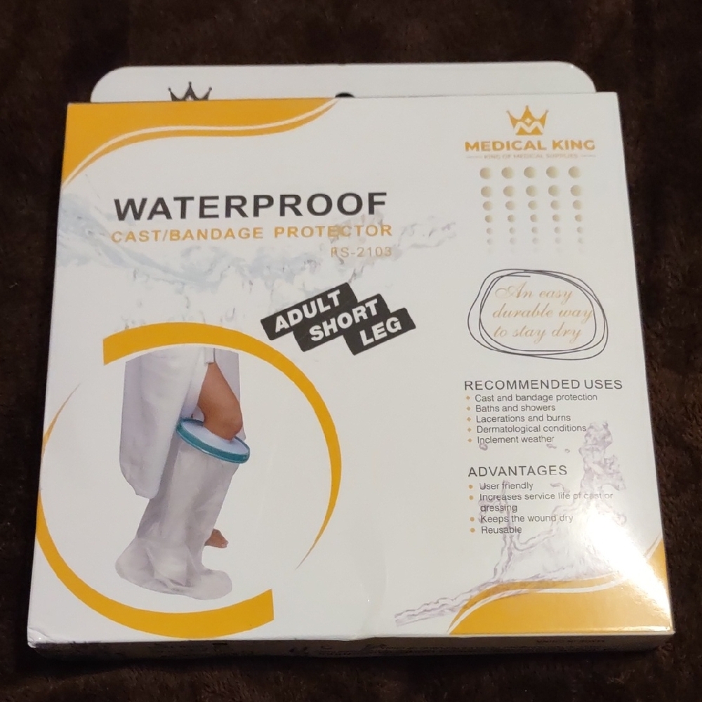 Waterproof Cast/ Bandage Protector For Foot/ Leg